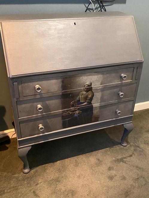 Queen ann secretaire, Huis en Inrichting, Kasten | Secretaires, Gebruikt, Ophalen