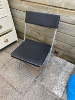 Klapstoelen ikea 4 stuks, Huis en Inrichting, Stoelen, Gebruikt, Zwart, Ophalen of Verzenden, Vier