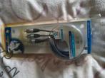 HQ 1.5m 3.5mm 2x RCA M/M, Ophalen of Verzenden, Nieuw, Minder dan 2 meter