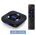 Android 12 mediaspeler box 4K, Audio, Tv en Foto, Mediaspelers, Ophalen of Verzenden, Nieuw, HDMI, Minder dan 500 GB