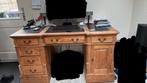 Grenen houten bureau, Ophalen, Zo goed als nieuw
