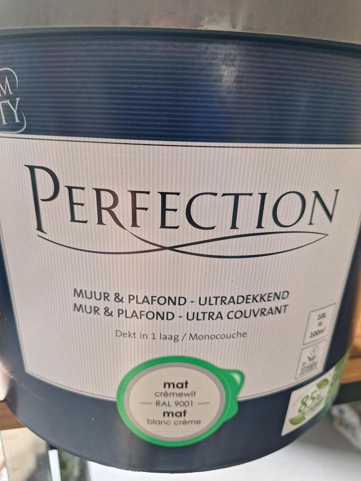 Muur & Plafondverf, Doe-het-zelf en Verbouw, Verf, Beits en Lak, Nieuw, Verf, 5 tot 10 liter, Wit, Ophalen