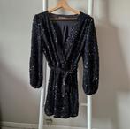 Guts & Gusto Zwart Pailletten Jurkje - Maat S, Guts & Gusto, Zwart, Ophalen of Verzenden, Zo goed als nieuw