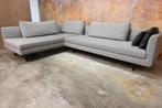 ZGANieuw! grijze stoffen EYYE Etcetera design hoekbank, Huis en Inrichting, Banken | Bankstellen, Ophalen, 250 tot 300 cm, Design