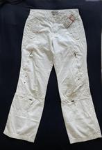 Nieuw! Lange witte broek Clockhouse 100% katoen maat 33/32, Maat 38/40 (M), Wit, Ophalen of Verzenden, Zo goed als nieuw