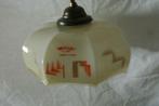 Art Deco hanglamp opaline glas, Antiek en Kunst, Antiek | Lampen, Ophalen