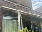 Zonnescherm electrisch, Tuin en Terras, Zonneschermen, Ophalen, Zo goed als nieuw, Knikarmscherm