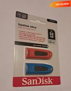 2 Stuks SanDisk USB-Stick 32 GB USB3.2 2-Pack USB 32GB 2Pack, Computers en Software, USB Sticks, Ophalen of Verzenden, Nieuw, Sandisk