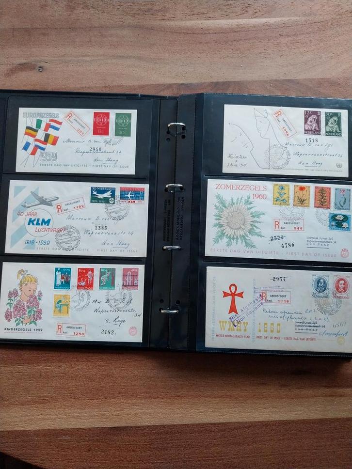 Importa PS 3  FDC's tussen E 35 en E 128 Blanco en gelopen., Postzegels en Munten, Postzegels | Eerstedagenveloppen, Nederland