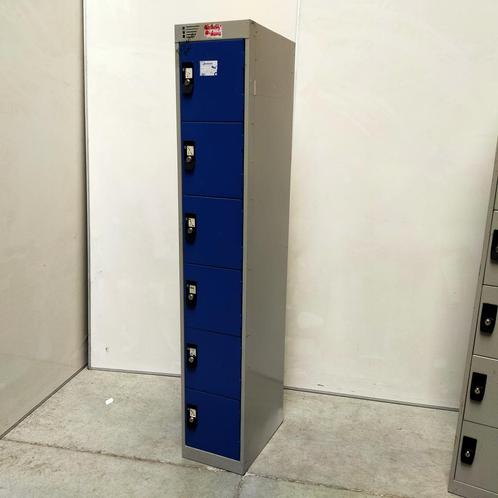 6-deurs Overtoom lockerkast - 180x30x50 cm (met schade), Huis en Inrichting, Kasten | Lockerkasten, Gebruikt