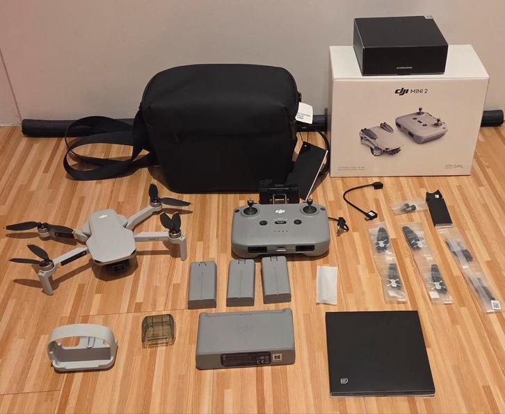 Dji mini 2, 4K fly more combo, Audio, Tv en Foto, Drones, Zo goed als nieuw, Ophalen of Verzenden