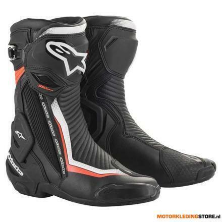 Alpinestars SMX PLUS V2 BOOTS, Zwart-Wit-Rood-Fluor, Motoren, Kleding | Motorkleding, Nieuw met kaartje, Ophalen of Verzenden