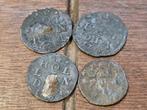Set 4x zilveren 2-stuiverstuk, Ophalen of Verzenden, Vóór koninkrijk, Overige waardes