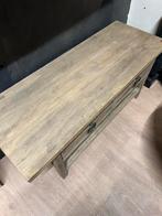 SHOWMODEL MOET WEG! Landelijk TV-meubel 120x45x50, Eikenhout, Nieuw, Ophalen of Verzenden, Minder dan 100 cm