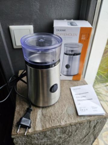 Nieuw in de doos, luxe blokker rvs luxe koffiemolen, zware k beschikbaar voor biedingen