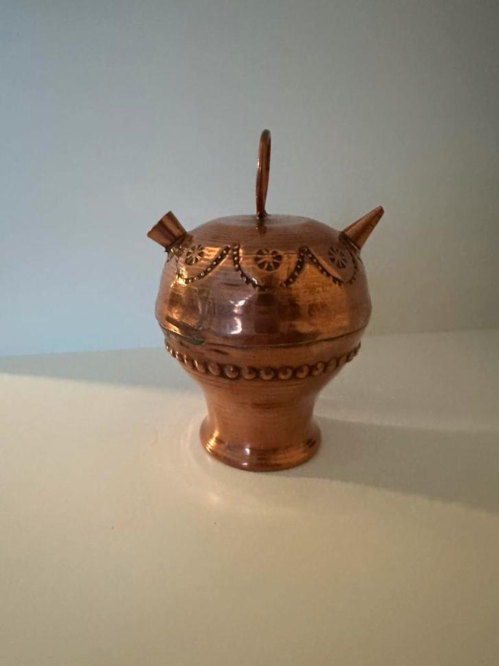 Miniatuur Waterketel Koper Poppenhuis, Antiek en Kunst, Curiosa en Brocante, Ophalen of Verzenden