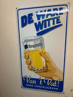 Hoegaarden emaille reclamebord, Reclamebord, Gebruikt, I, Ophalen of Verzenden