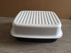 TUPPERWARE brooddoos ( grote kornuit ) brood doos BLAUW, Ophalen of Verzenden, Gebruikt, Wit, Bak of Kom