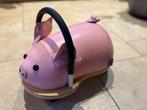 Loopwagentje varken wheelybug, Kinderen en Baby's, Speelgoed | Buiten | Voertuigen en Loopfietsen, Ophalen, Gebruikt, Loopfiets