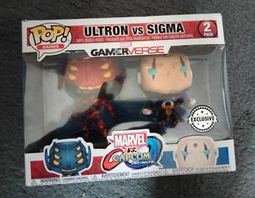 2 Pack Ultron VS Sigma Marvel Gamerverse Exclusive Funko Pop