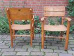 Verkocht - 2 Vintage Herlag Kinderstoeltjes Hout, Ophalen