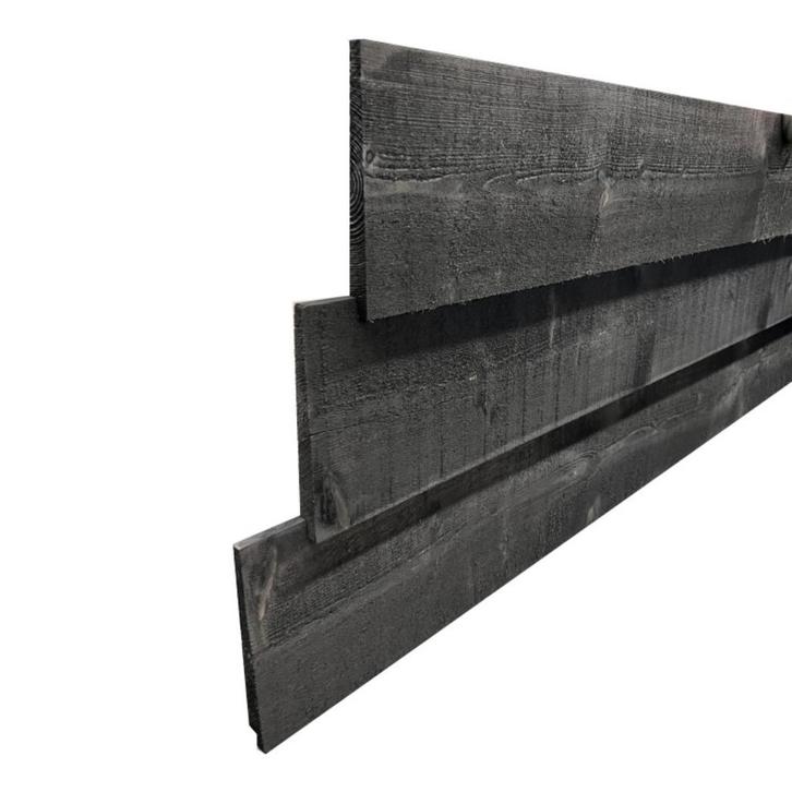 Zwart Zweeds Rabat | Vuren | Potdeksel | GOEDKOOPSTE VAN NL, Tuin en Terras, Palen, Balken en Planken, Nieuw, Planken, Ophalen