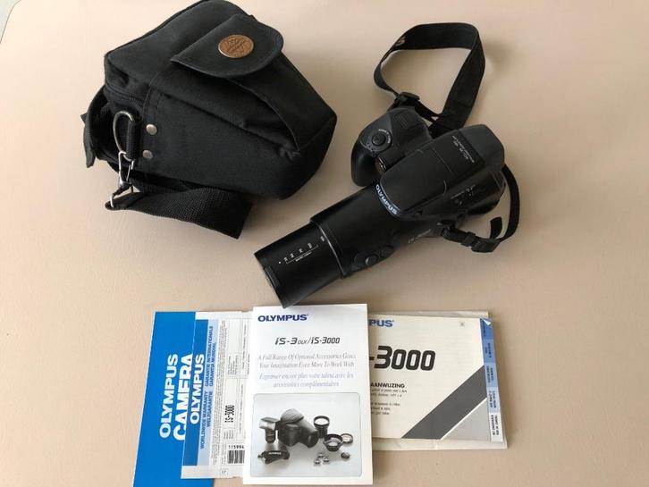 Olympus IS-3000 analoge fotocamera, Audio, Tv en Foto, Fotocamera's Analoog, Zo goed als nieuw, Compact, Olympus, Ophalen of Verzenden