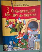 geronimo stilton 3 gi-ga-geweldige avonturen van geronimo, Boeken, Fictie algemeen, Geronimo Stilton, Verzenden, Zo goed als nieuw