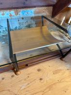 Glazen tafel, Huis en Inrichting, Ophalen, 50 tot 100 cm, Zo goed als nieuw, Minder dan 50 cm