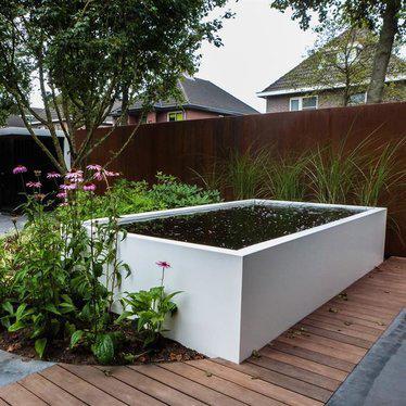 Nieuwe vijverbak + waterval (aluminium 9010), Tuin en Terras, Vijvers, Nieuw, Ophalen