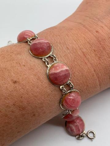 T625 Prachtige zilveren armband  beschikbaar voor biedingen
