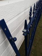 Nieuwe 315brx136h Kobaltblauwe dubbele poort gepoedercoat, Ophalen, 100 tot 150 cm, Nieuw, IJzer