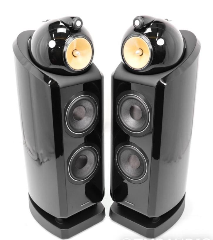 B&W Bowers and Wilkins 802D2, Audio, Tv en Foto, Luidsprekers, Zo goed als nieuw, Front, Rear of Stereo speakers, 120 watt of meer
