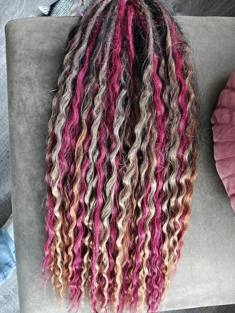 Dreadlocks Krullen Dreads, Sieraden, Tassen en Uiterlijk, Uiterlijk | Haarverzorging, Ophalen of Verzenden, Nieuw, Pruik of Haarverlenging