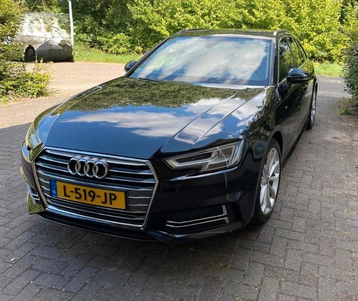 Audi A4 1.4 Tfsi 150pk S Tronic 2017 Zwart, Auto's, Audi, Particulier, A4, Achteruitrijcamera, Airbags, Airconditioning, Alarm