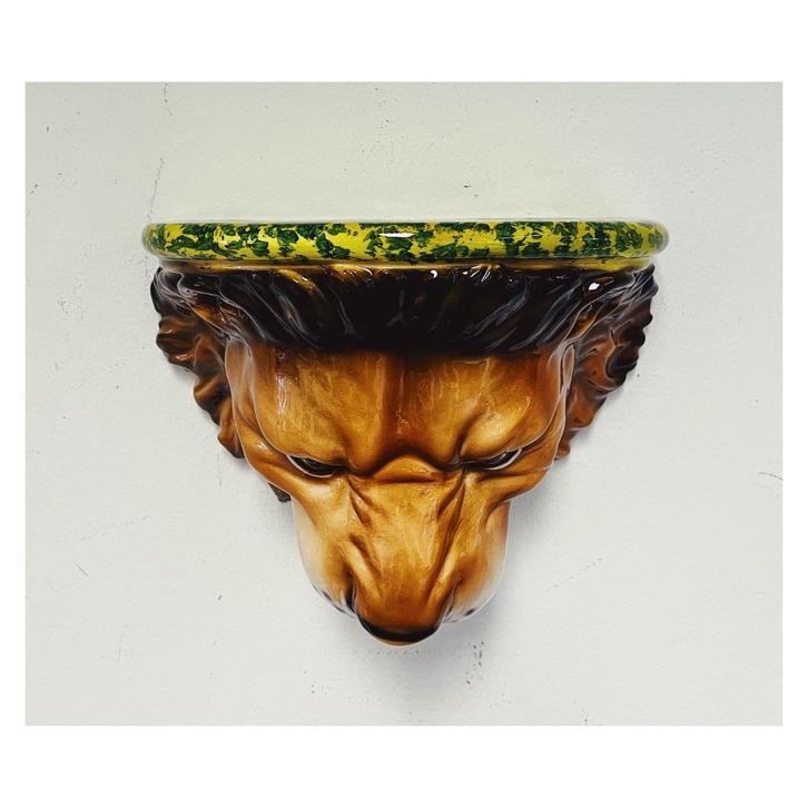 Wandplank Leeuw Keramiek, Verzamelen, Beelden en Beeldjes, Nieuw, Dier, Ophalen of Verzenden