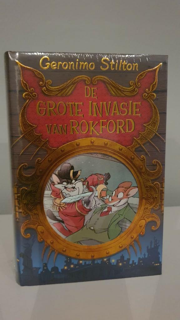 Boek geronimo stilton - de grote invasie van rokford nieuw, Boeken, Kinderboeken | Jeugd | 10 tot 12 jaar, Nieuw, Fictie, Ophalen of Verzenden