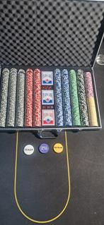 Nieuwe 1000 delige pokerset nieuwaarde 147.99, Vijf spelers of meer, Ophalen of Verzenden, Nieuw
