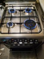 Indesit Gasfornuis met elektrische heteluchtoven Werkt Super, Witgoed en Apparatuur, Ophalen, Minder dan 85 cm, 4 kookzones, Zo goed als nieuw