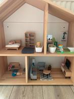 Compleet Houten Poppenhuis – Speelklaar!, Kinderen en Baby's, Speelgoed | Poppenhuizen, Ophalen of Verzenden, Zo goed als nieuw