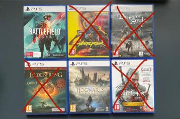 Diverse ps5 spellen beschikbaar voor biedingen