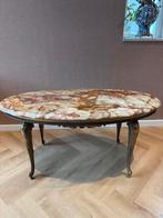 Vintage Onyx marmeren Salontafel, Antiek en Kunst, Antiek | Meubels | Tafels, Ophalen
