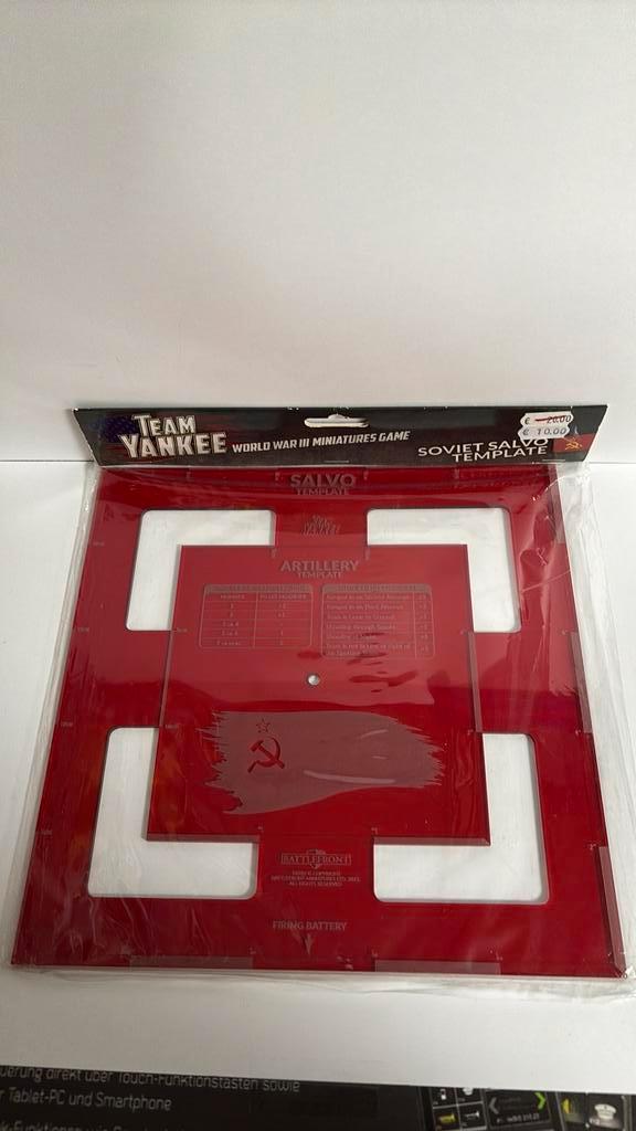Nieuw! Team Yankee | TAT02 | Soviet Salvo Template, Hobby en Vrije tijd, Wargaming, Nieuw, Ophalen of Verzenden