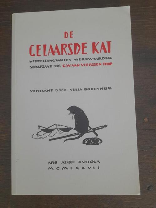 Zeldzame uitgave juridische novelle Gelaarsde Kat Vierssen, Boeken, Politiek en Maatschappij, Nieuw, Juridisch en Recht, Nederland