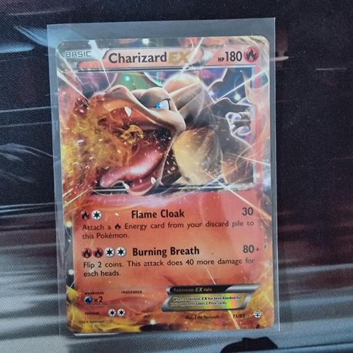 Charizard ex 11, Hobby en Vrije tijd, Verzamelkaartspellen | Pokémon, Zo goed als nieuw, Losse kaart, Ophalen of Verzenden