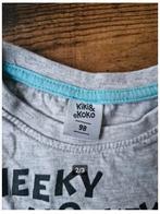 Grijs cheeky monkey tshirt Maat 98 h4, Kiki Koko, Kiki Koko, Jongen of Meisje, Onbekend