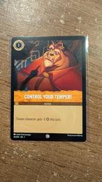 lorcana S1 26/204 Control your temper!, Ophalen of Verzenden, Nieuw, Losse kaart
