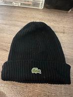 Lacoste Zwarte Muts - Heerlijk Warm & Stijlvol, Kleding | Heren, Hoeden en Petten, Ophalen of Verzenden, Zo goed als nieuw, One size fits all