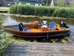 VIS/TOUR/MOTOR BOOT HOUT MET 15 PK MERCURY., Watersport en Boten, 10 tot 30 pk, Gebruikt, Ophalen of Verzenden, Hout
