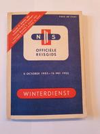 spoorboekje NS winter 1952-1953 dienstregeling, Verzenden, Gebruikt, Trein, Boek of Tijdschrift
